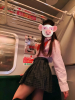 ぎゅーぎゅう電車 - 舞浜まいの女の子ブログ画像